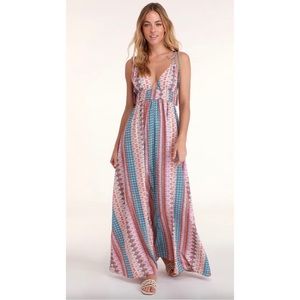 Lulus Multicolor Maxi Dress